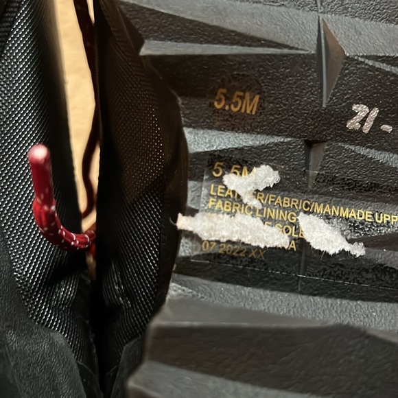 Nurture Whitney water resistant waterproof lace up platform boot red laces 5.5 - Picture 11 of 11